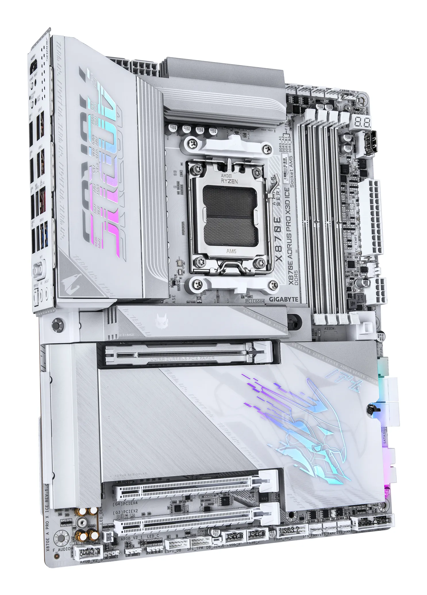 Gigabyte X870E AORUS PRO ICE WiFi 7 AM5 ATX Motherboard Gigabyte X870E AORUS PRO ICE WiFi 7 AM5 ATX Motherboard