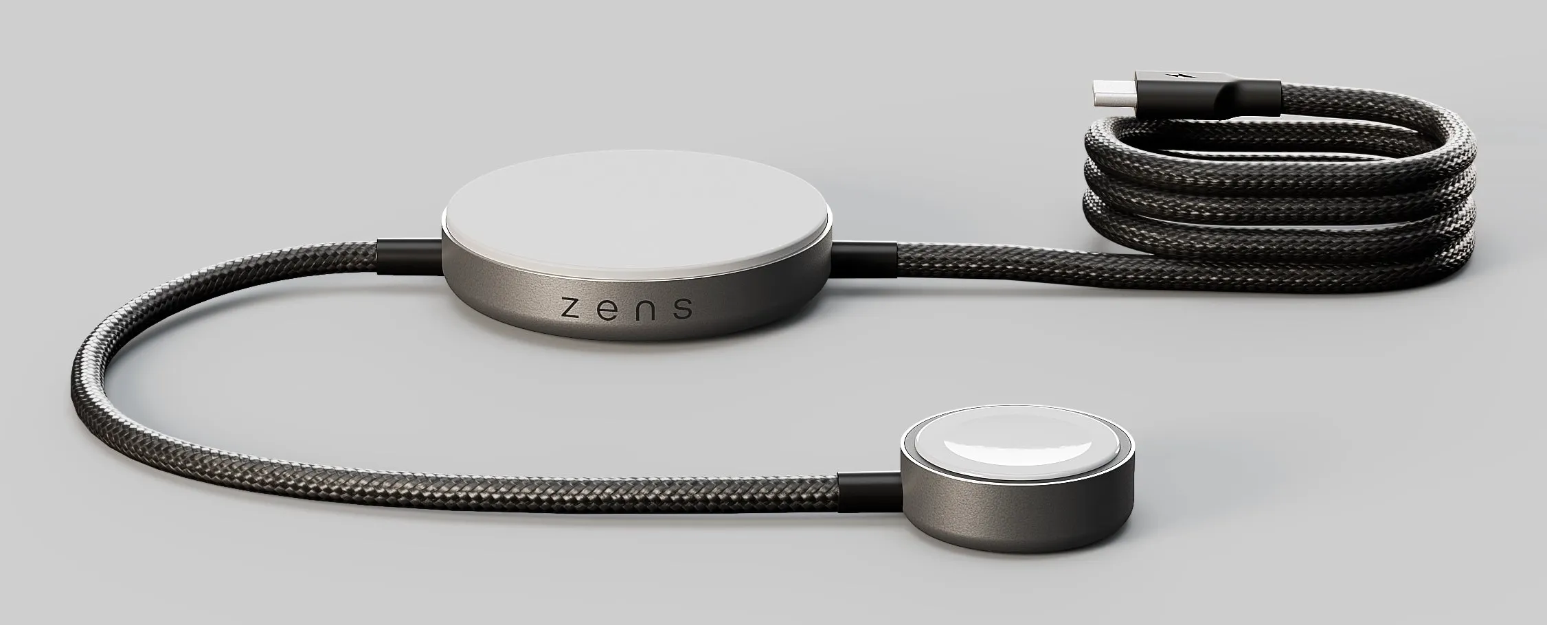 ZENS Laddkabel Pro 2 Qi2 Svart