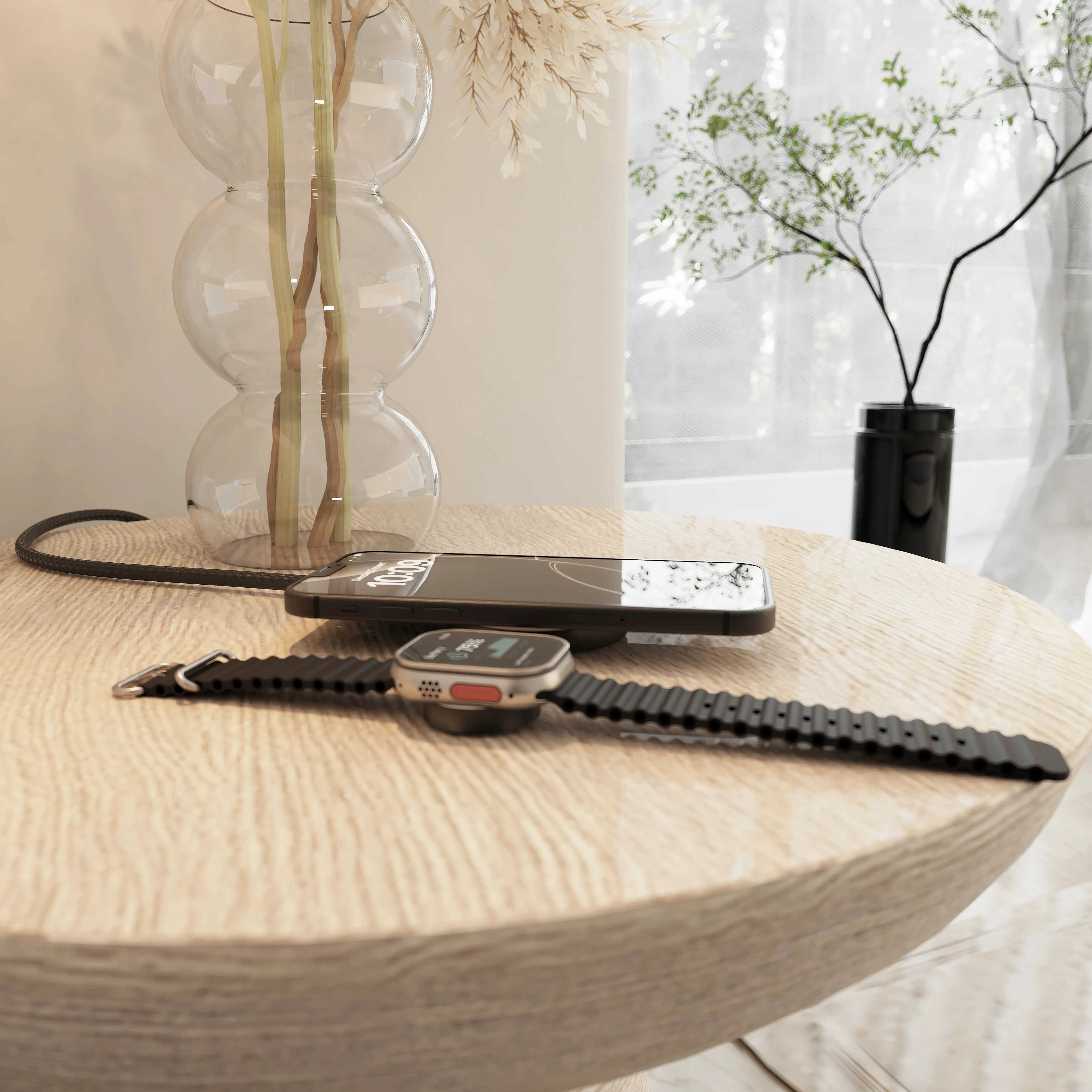 ZENS Laddkabel Pro 2 Qi2 Svart