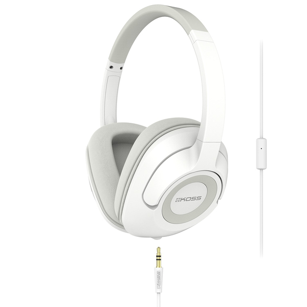 KOSS UR42iW Over-Ear Mic White