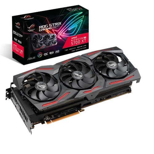 Asus AMD RX 5700 XT ROG Strix OC 8 Gt -n&auml;yt&ouml;nohjain