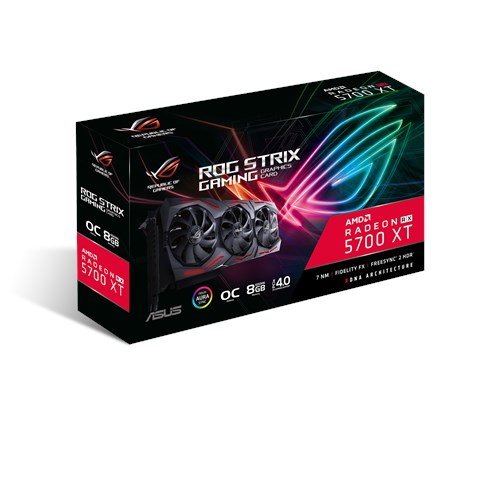 Asus AMD RX 5700 XT ROG Strix OC 8 Gt -n&auml;yt&ouml;nohjain