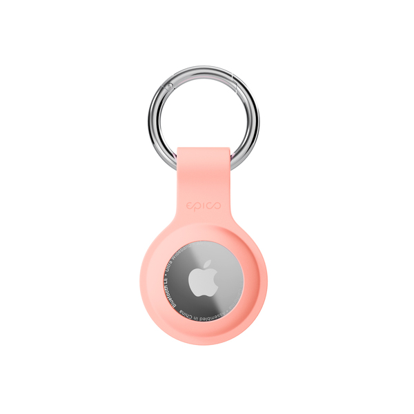 Epico Silicone Full Back Case | AirTag | Pink | Robust Metal Ring