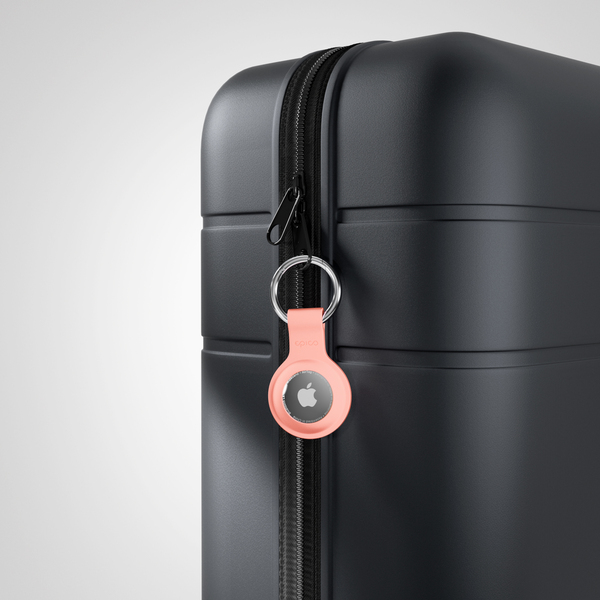 Epico Silicone Full Back Case | AirTag | Pink | Robust Metal Ring