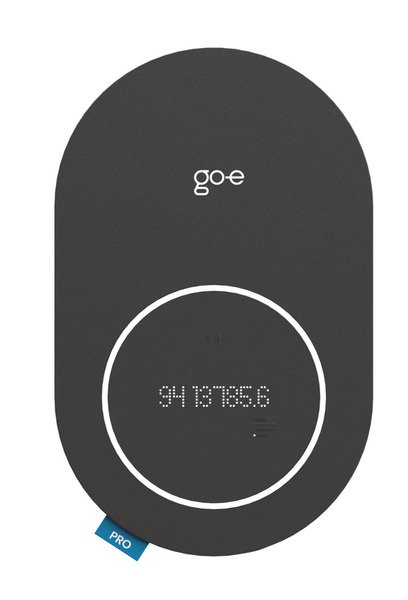 GO-E Charger PRO 11 kW 3-phase Wall-mounted Electric Vehicle Charging Station with 6 meter Type 2 Cable, RFID and IP66 - Black