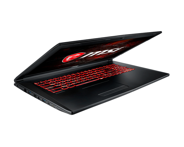 MSI 17.3&quot; GL72M, 128GB SSD + 1TB HDD, GeForce GTX 1050 Ti 4GB, Win 10 - Gaming notebook