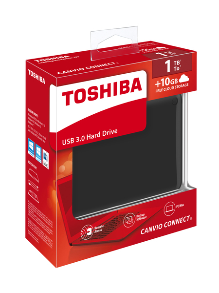 Toshiba Canvio Connect II 1TB - External HDD