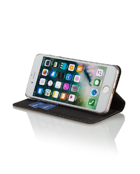 Wave Book Case, iPhone 7/8 - case, Gold