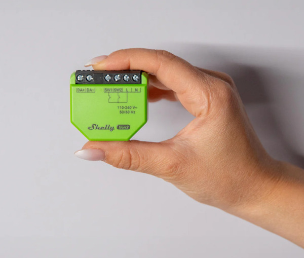 Shelly DALI Dimmer Gen3 - brightness control of a DALI network