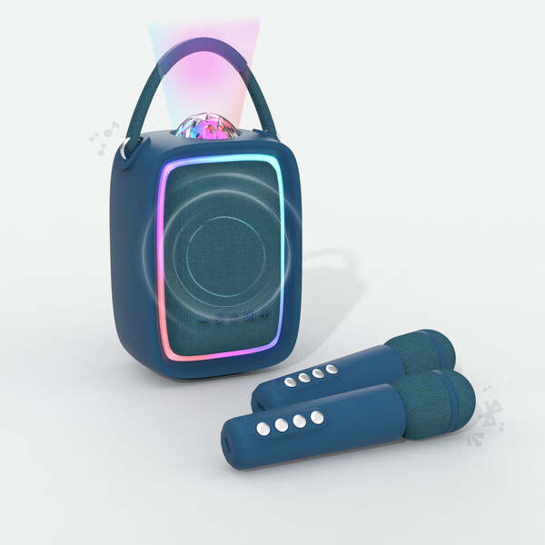 MOB Karaoke Singy Party Bluetooth b&auml;rbar h&ouml;gtalare, m&ouml;rkbl&aring;