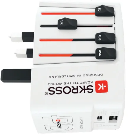 SKROSS World USB Charger AC45PD - USB travel charger, White