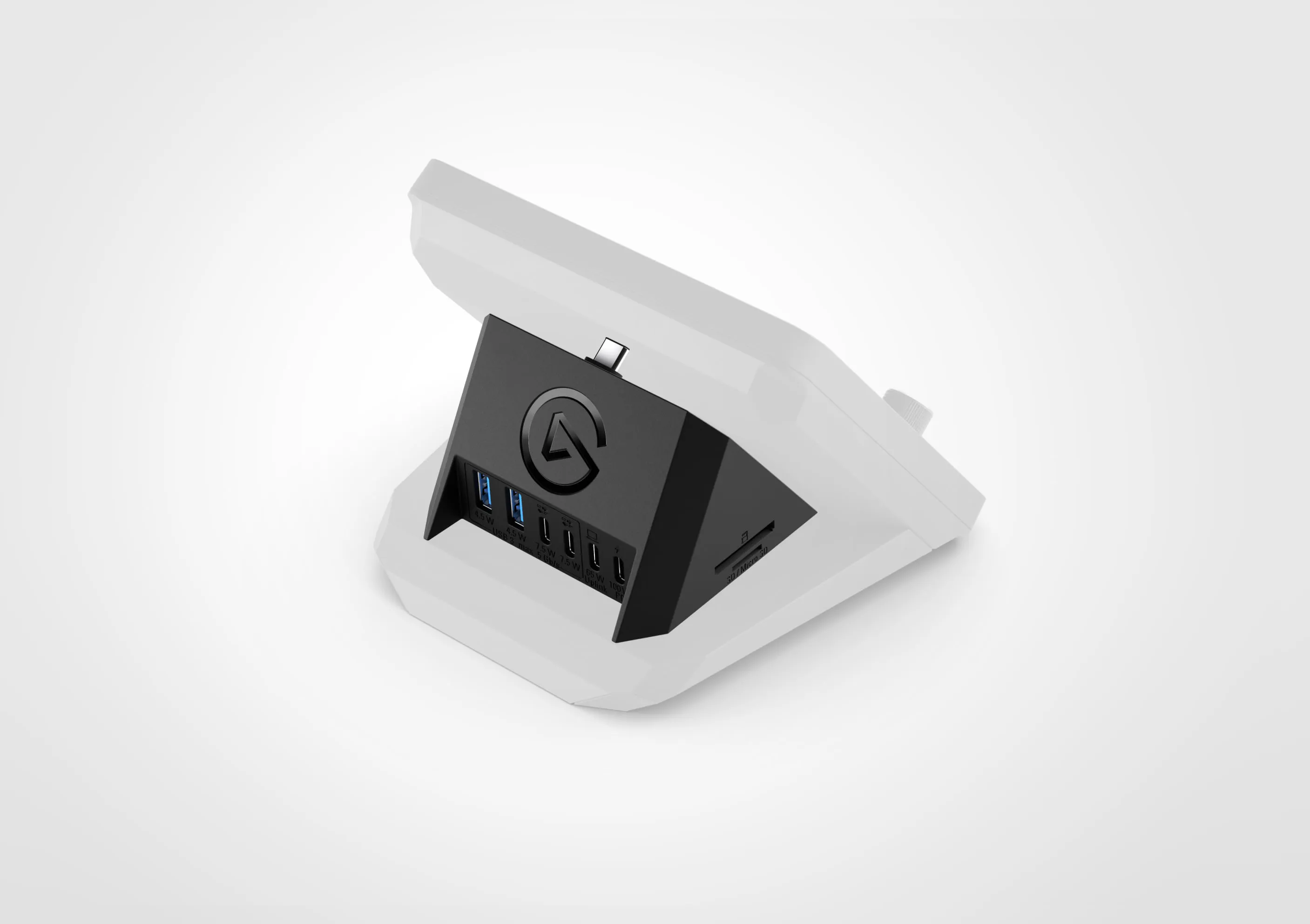 Elgato USB Hub for Stream Deck+, 4 Ports, 100 Watt Power Delivery, SD and microSD Card Reader, Black