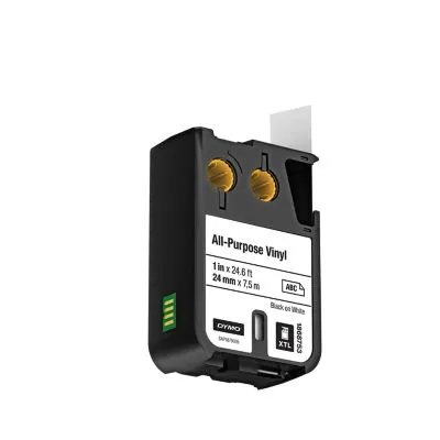 Tape XTL 24mmx7m all-purpose vinyl bl/whi