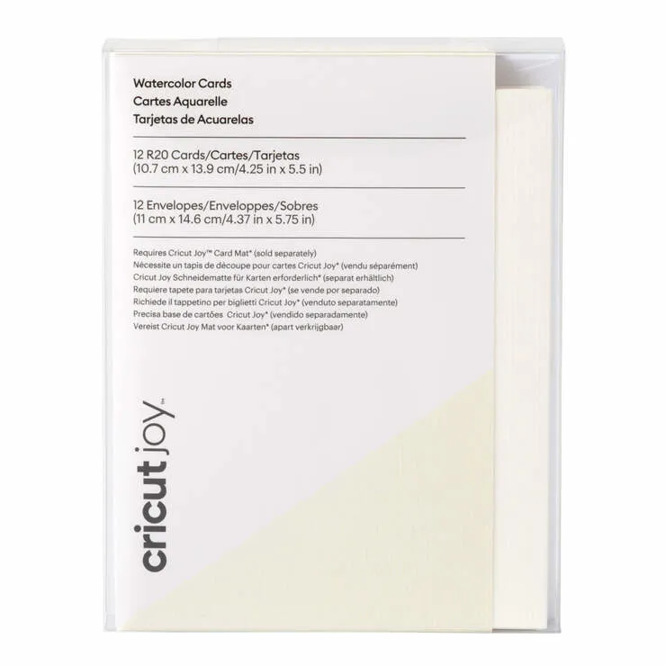 Cricut watercolor cards R20 12 pieces