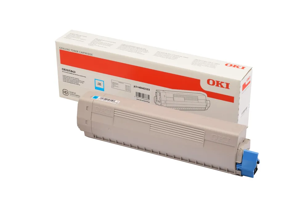 OKI 46443103 XL Toner cartridge, Cyan