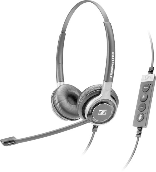 Sennheiser SC 660 USB -kuulokkeet mikrofonilla, harmaa