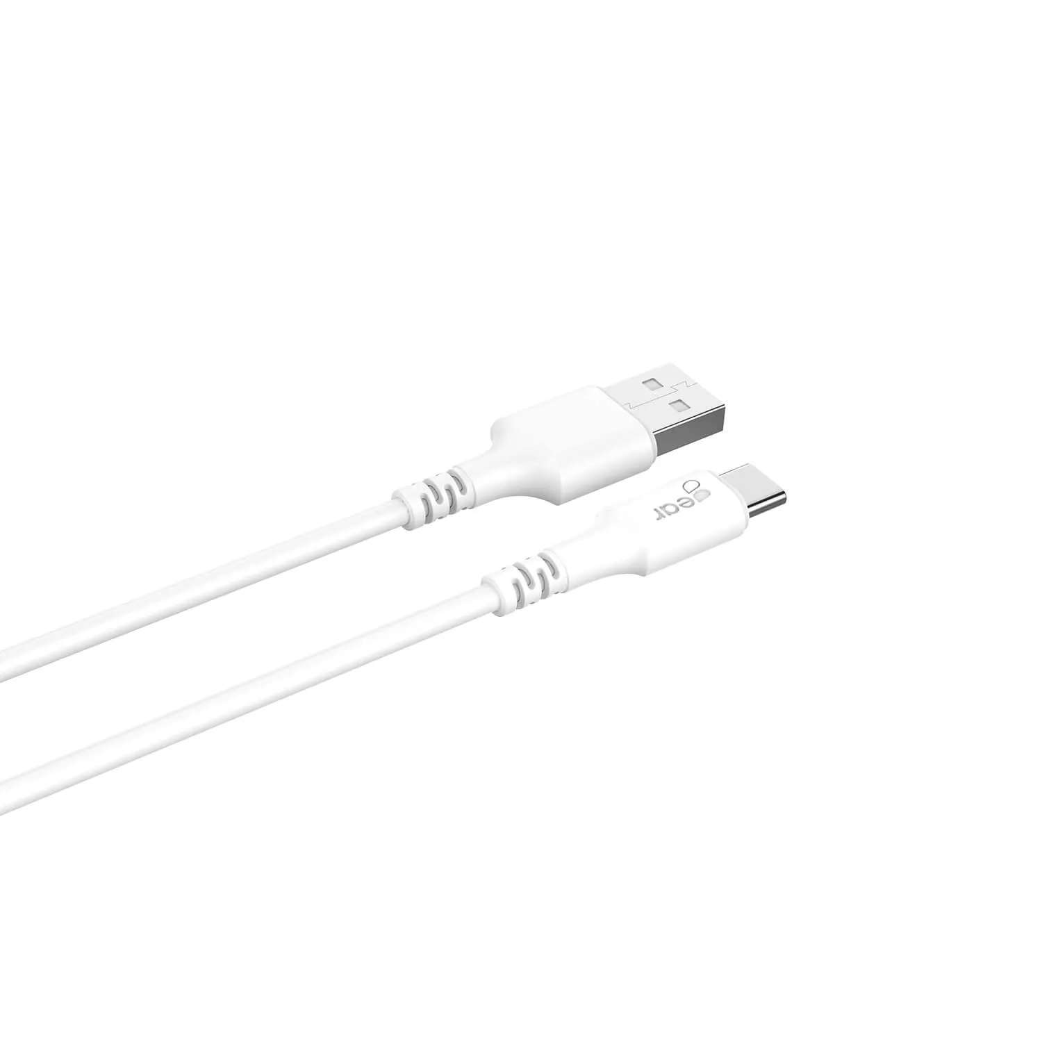 GEAR USB-C 2.0 kabel, 1 m, vit
