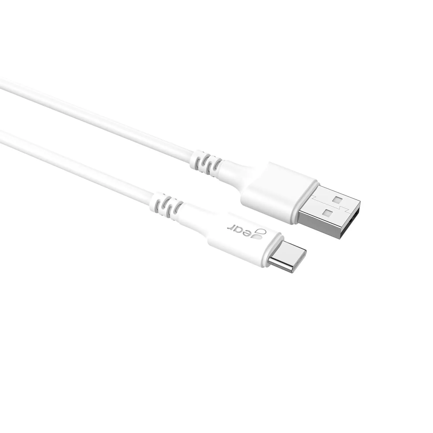 GEAR USB-C 2.0 kabel, 1 m, vit