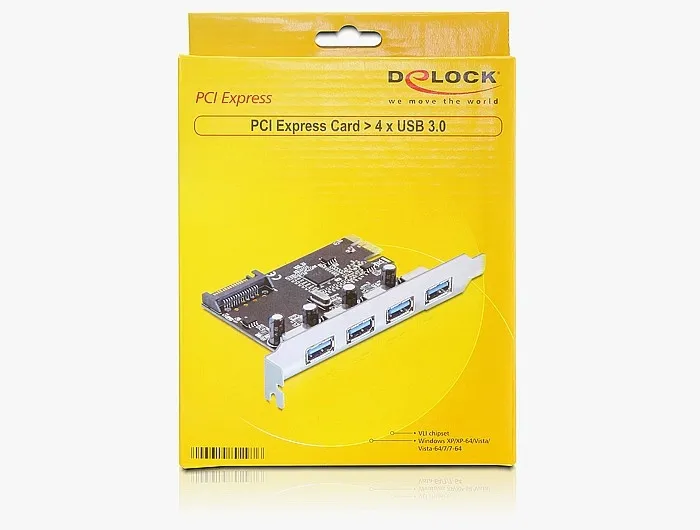 Delock PCI Express Card > 4 x external USB 3.0