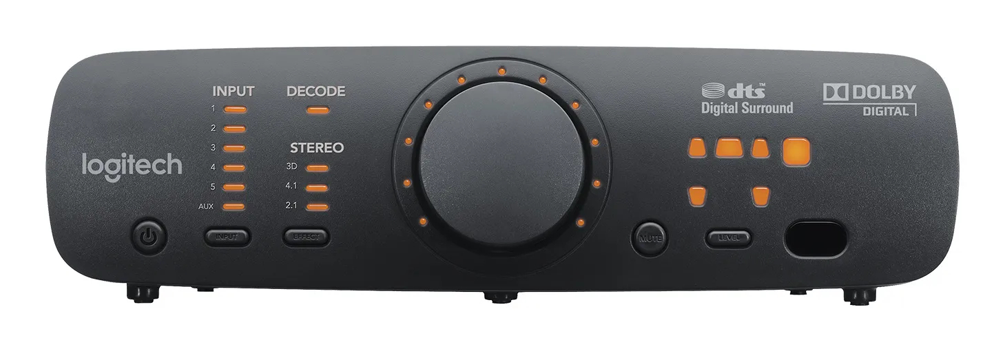 Logitech Z906 5.1 tr&aring;dbunden surroundh&ouml;gtalare, svart