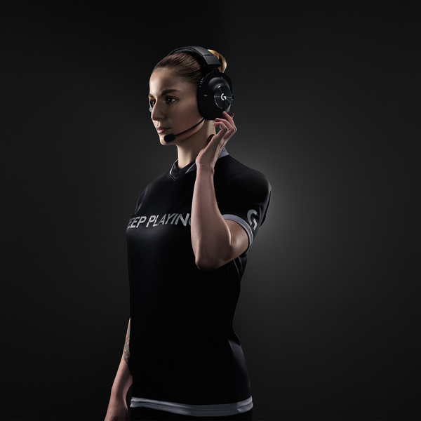 Logitech PRO X -langaton pelikuulokemikrofoni, musta