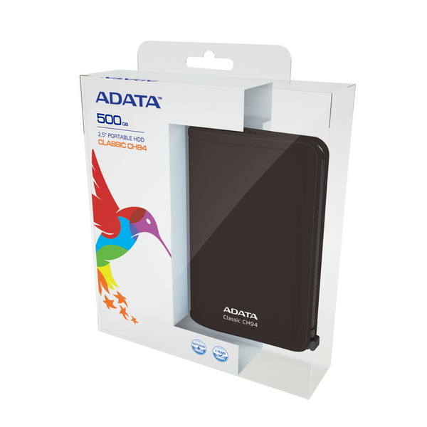 ADATA 500GB HDD extern 2,5inch 6,4cm SATA black