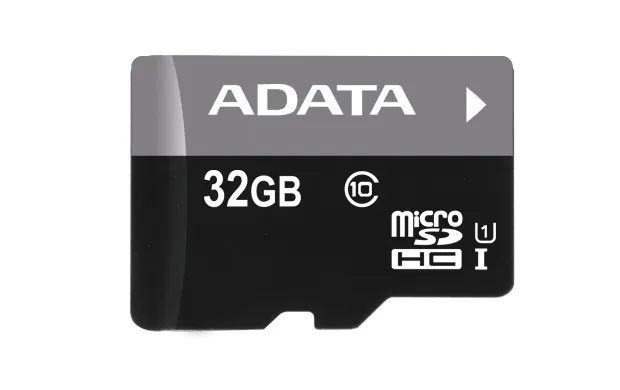 A-Data 32 GB MicroSDHC - minneskort + SD adapter