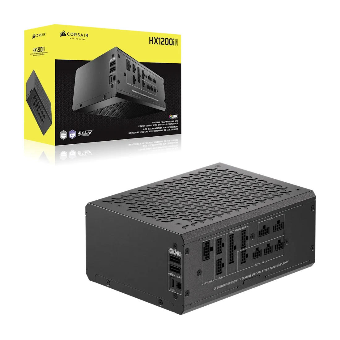 Corsair HX1200i SHIFT 1200W - PSU, 80 Plus Platinum