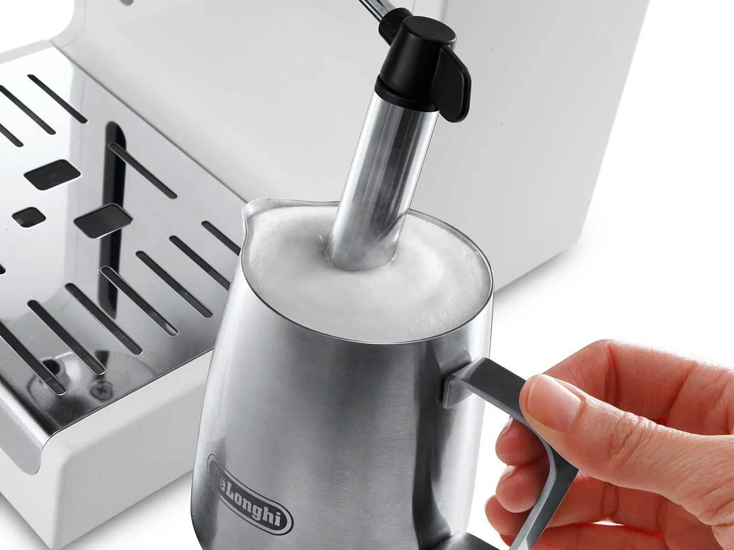 Delonghi Active Line ECP 33.21 -yhdistelm&auml;kahvinkeitin, Valkoinen