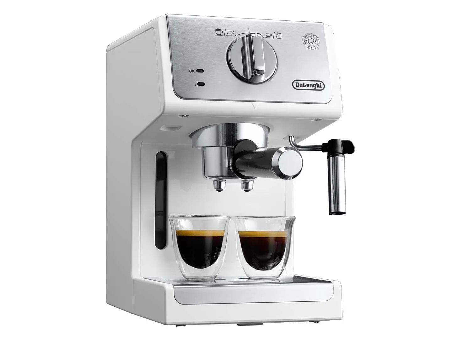 Delonghi Active Line ECP 33.21 -yhdistelm&auml;kahvinkeitin, Valkoinen