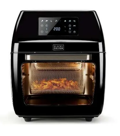 Black+Decker 1700W - airfryer, black, 12l