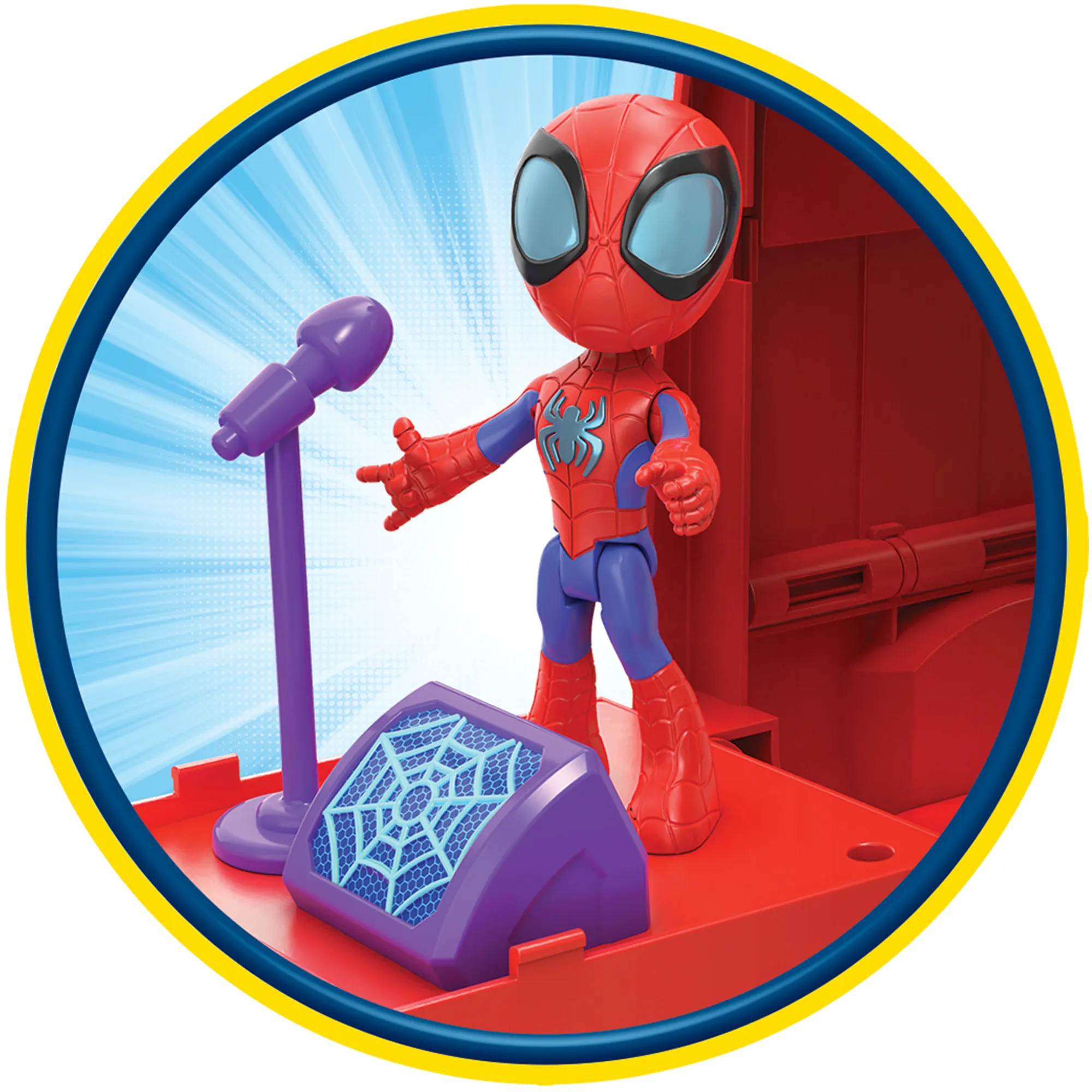 Hasbro Marvel Spidey and His Amazing Friends 2-in-1 Spider Caterpillar Toy Vehicle