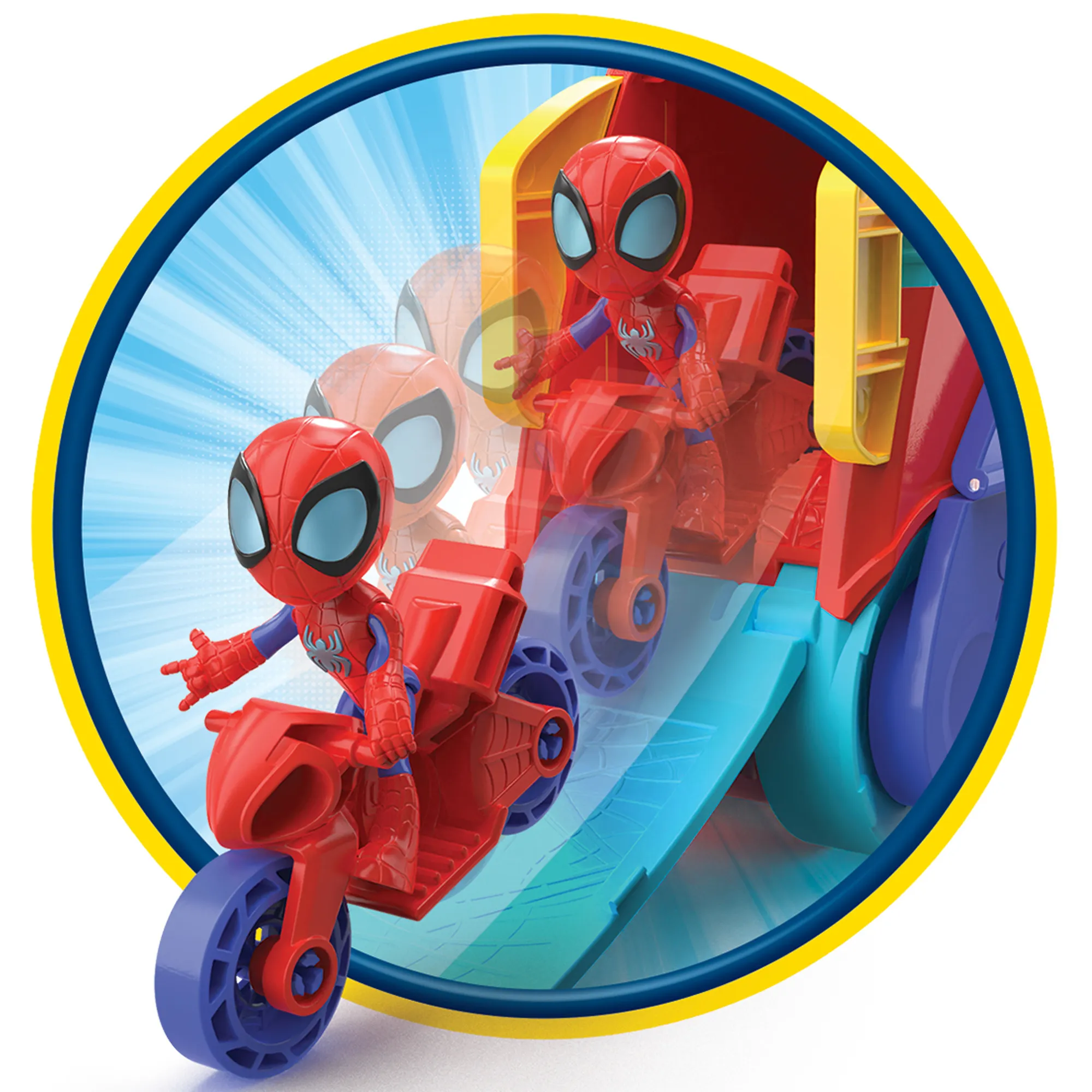Hasbro Marvel Spidey and His Amazing Friends 2-in-1 Spider Caterpillar Toy Vehicle