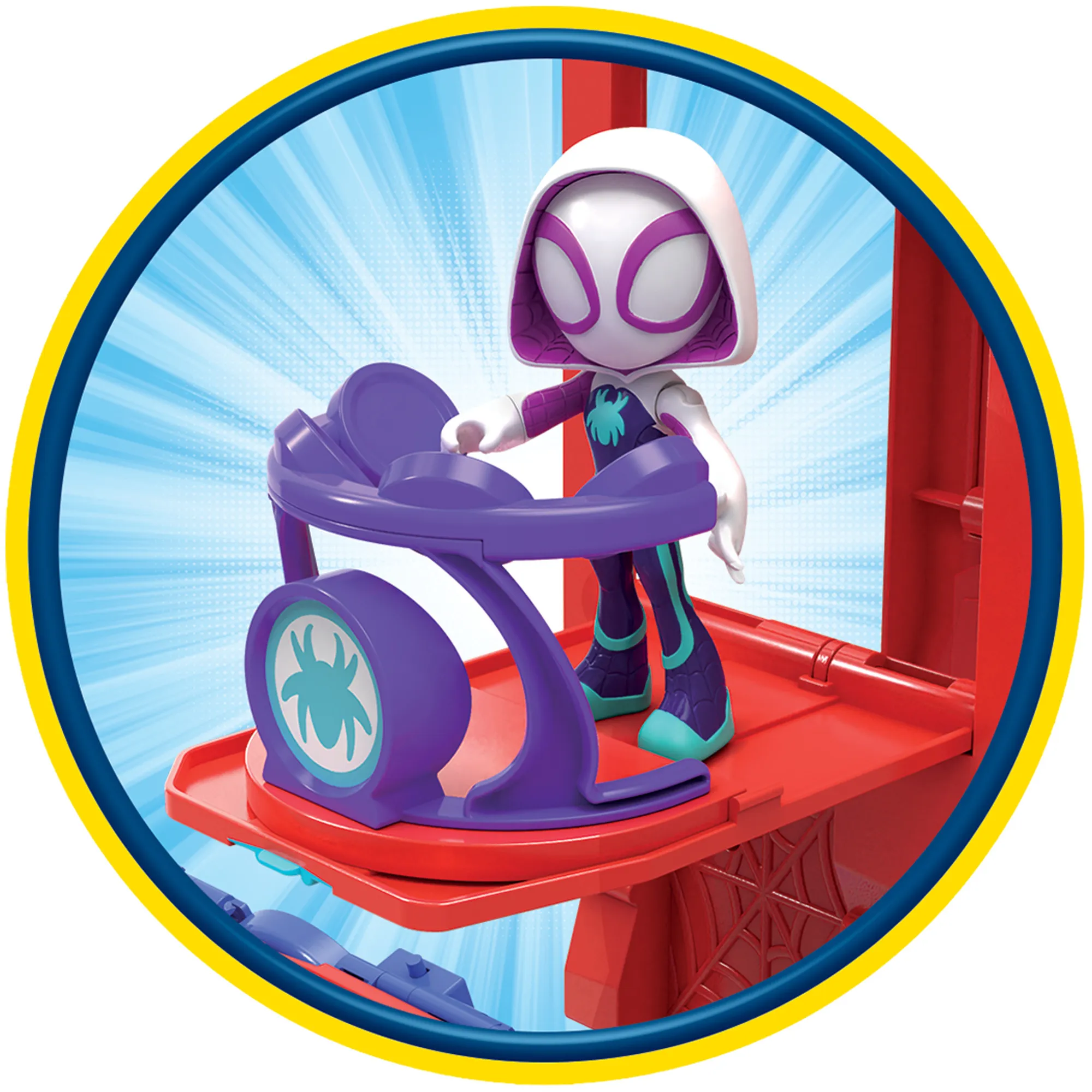 Hasbro Marvel Spidey and His Amazing Friends 2-in-1 Spider Caterpillar Toy Vehicle