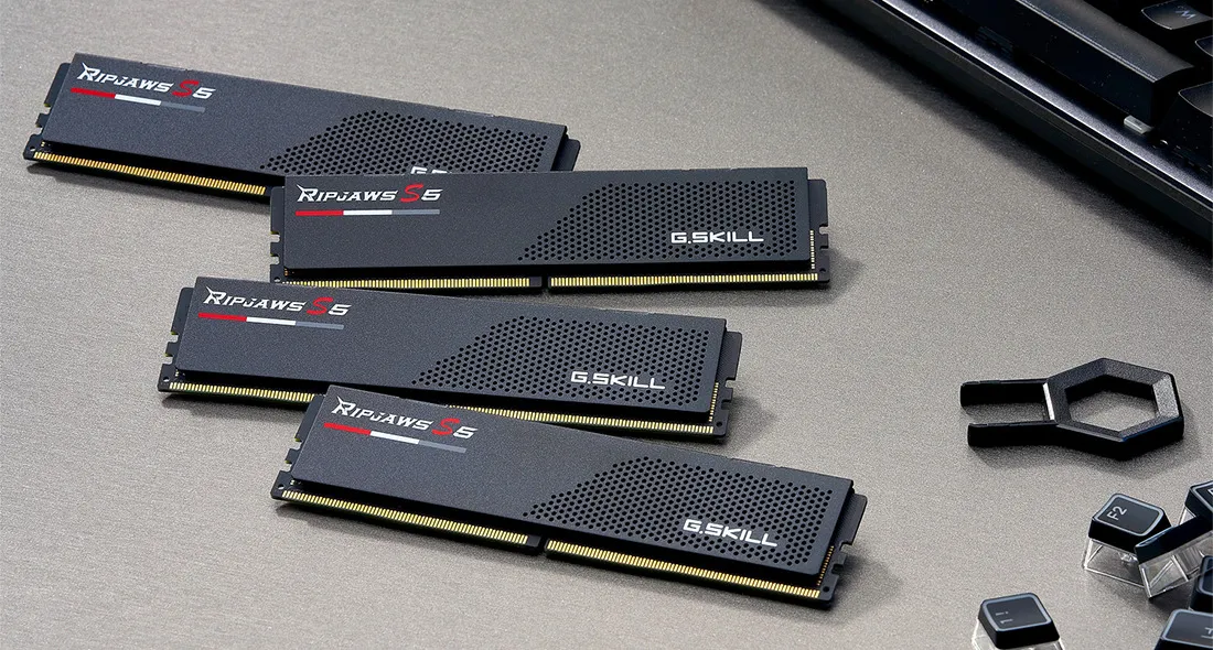 G.Skill Ripjaws S5 32GB (2 x 16GB) DDR5 6000 MHz, CL40 - memory, Black