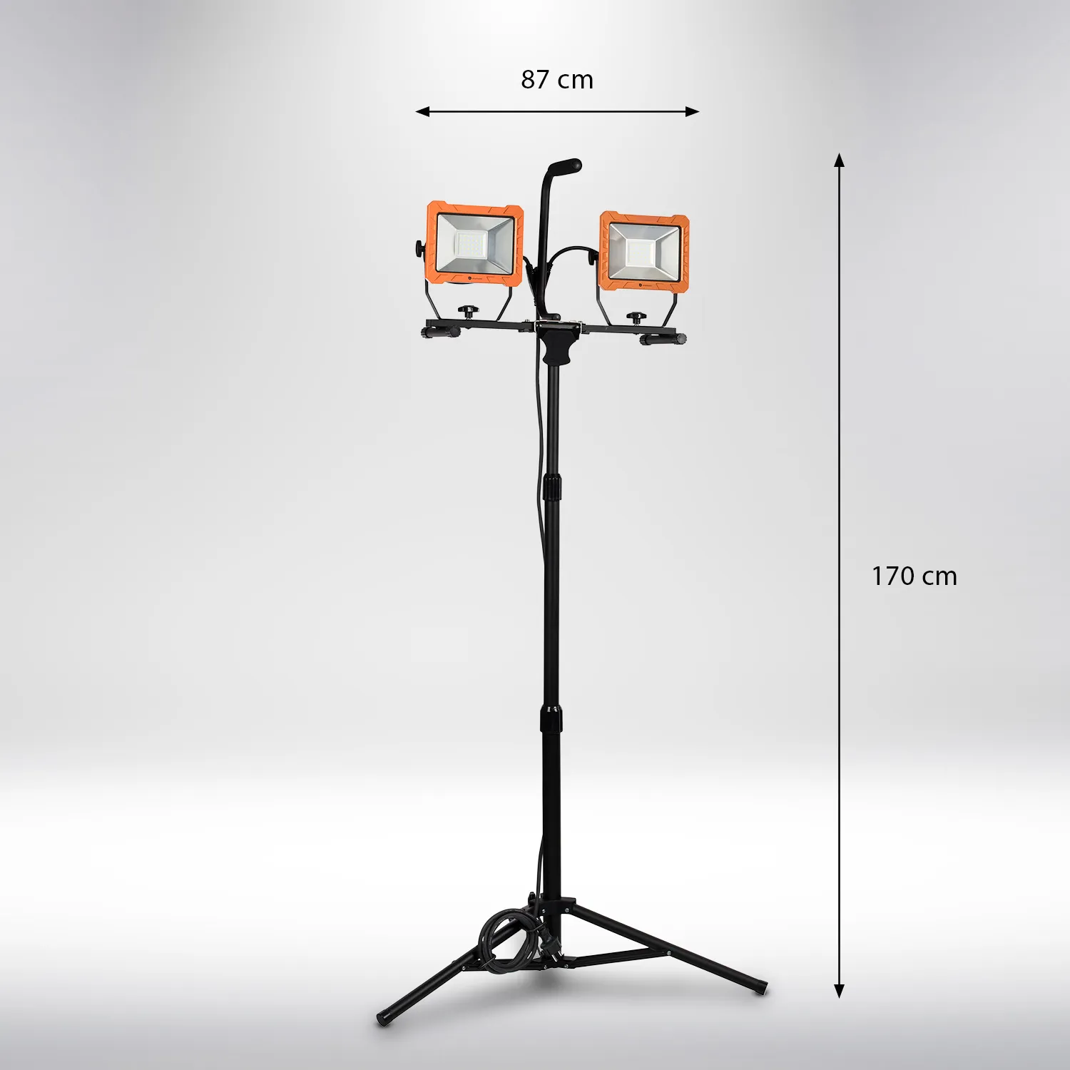 Smartwares LED-arbetslampa tripod 2 x 30W