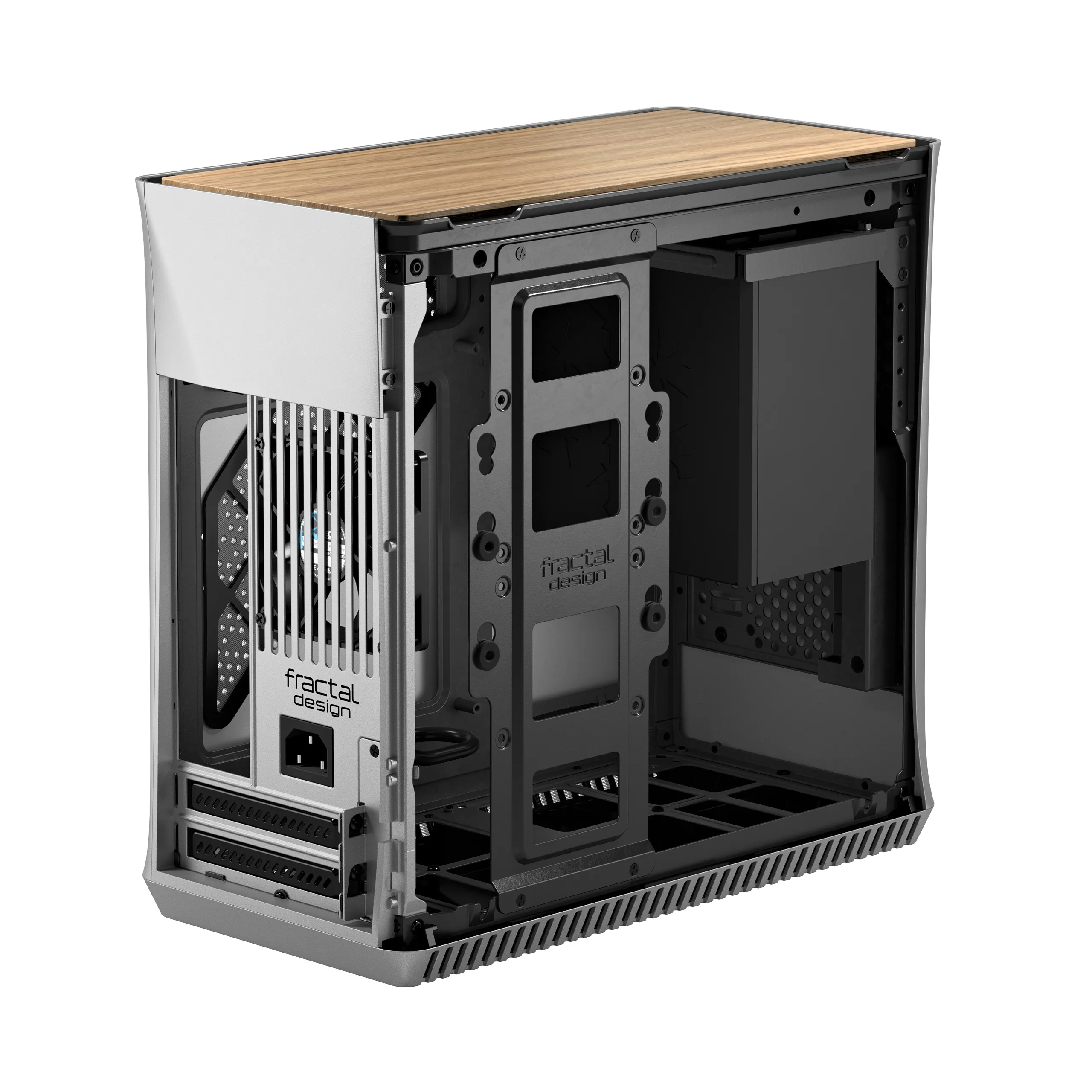 Fractal Design Era ITX Silver White Oak