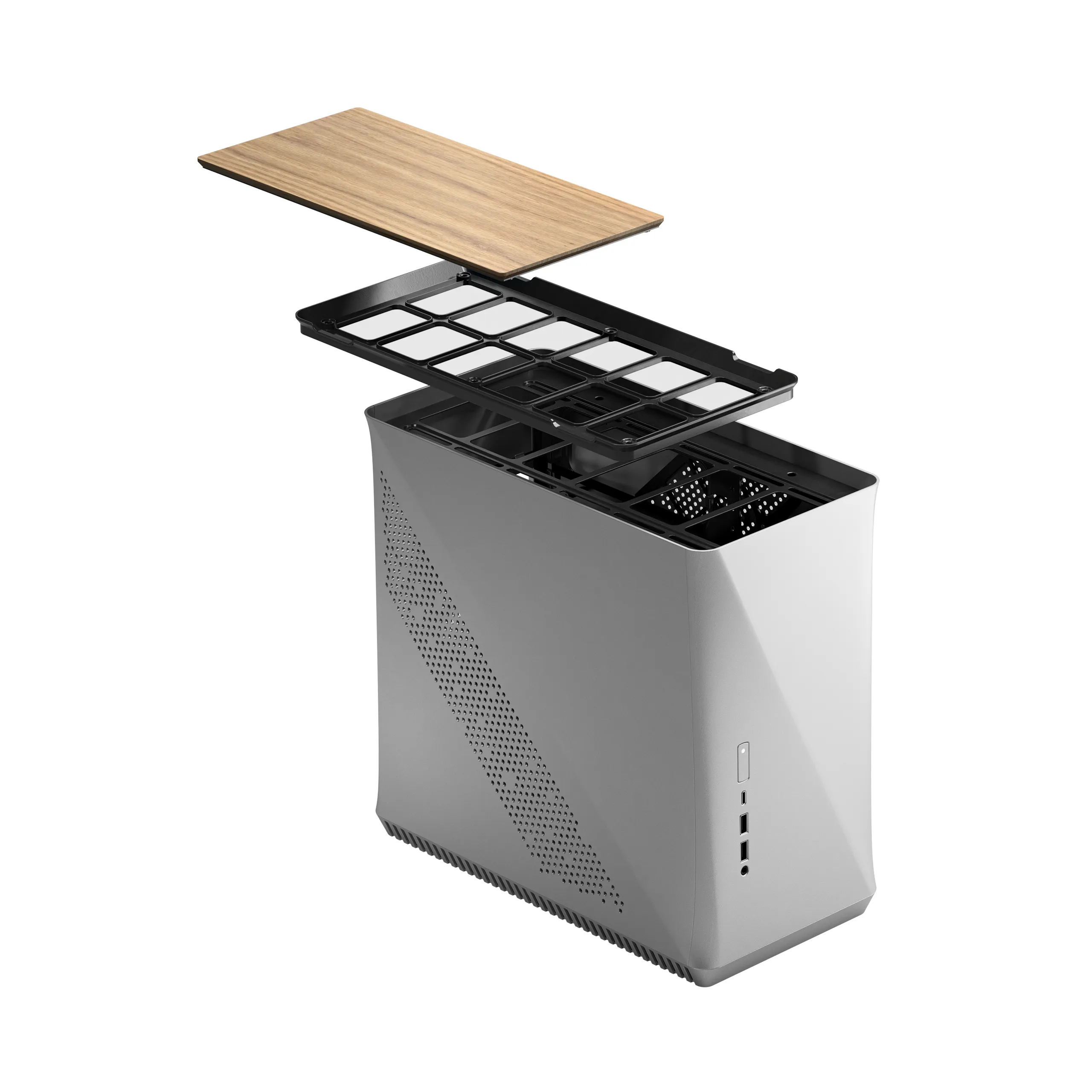 Fractal Design Era ITX Silver White Oak