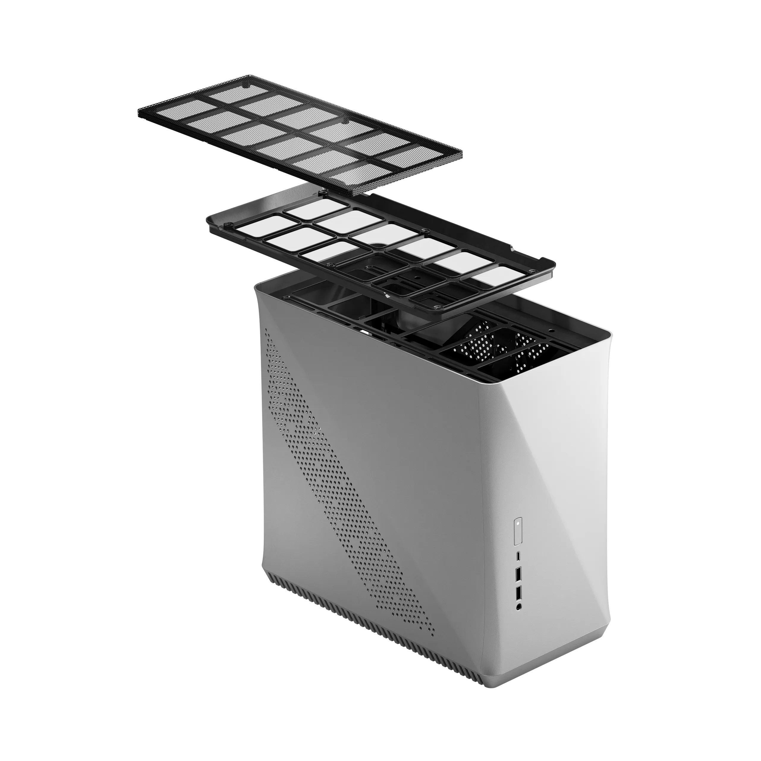 Fractal Design Era ITX Silver White Oak