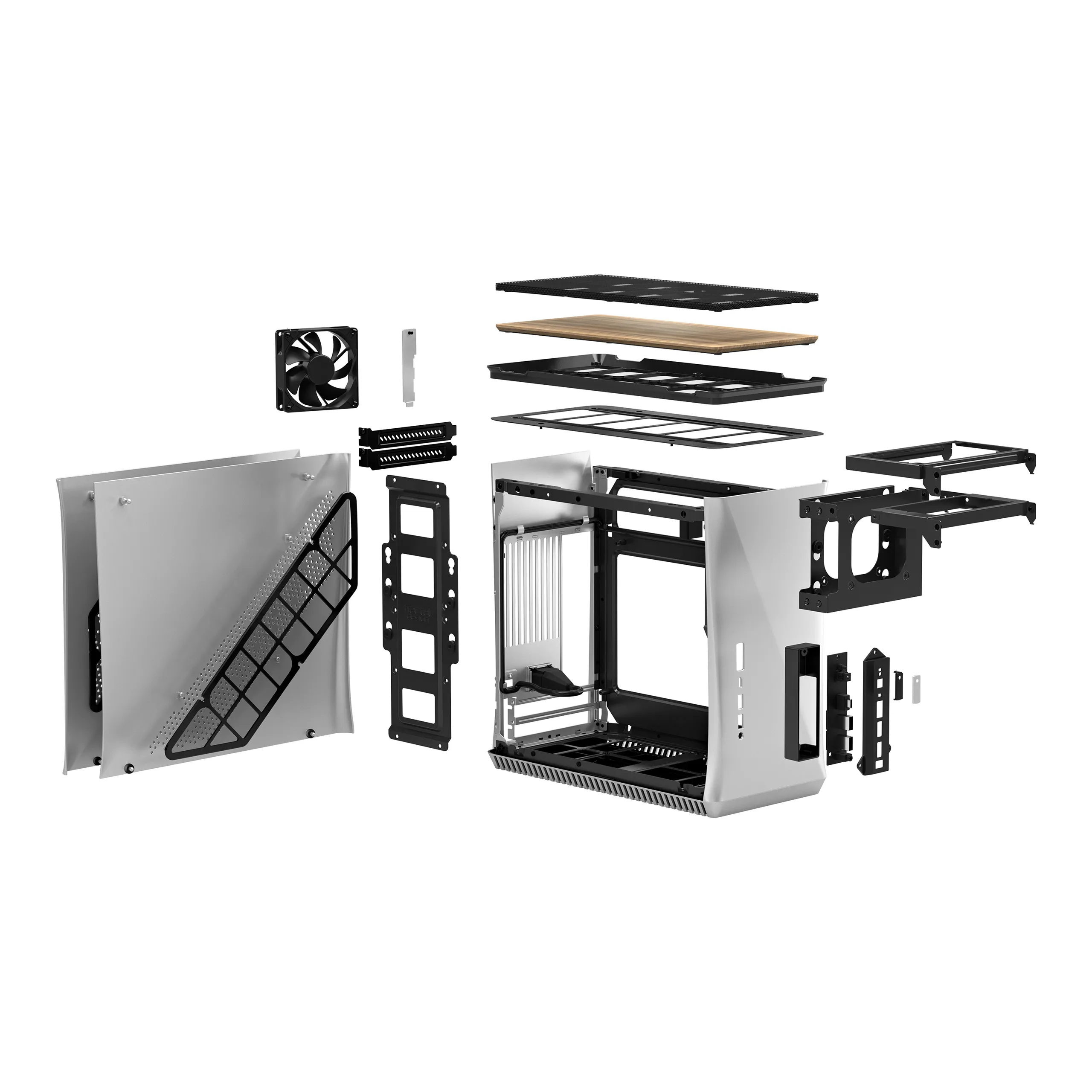 Fractal Design Era ITX Silver White Oak