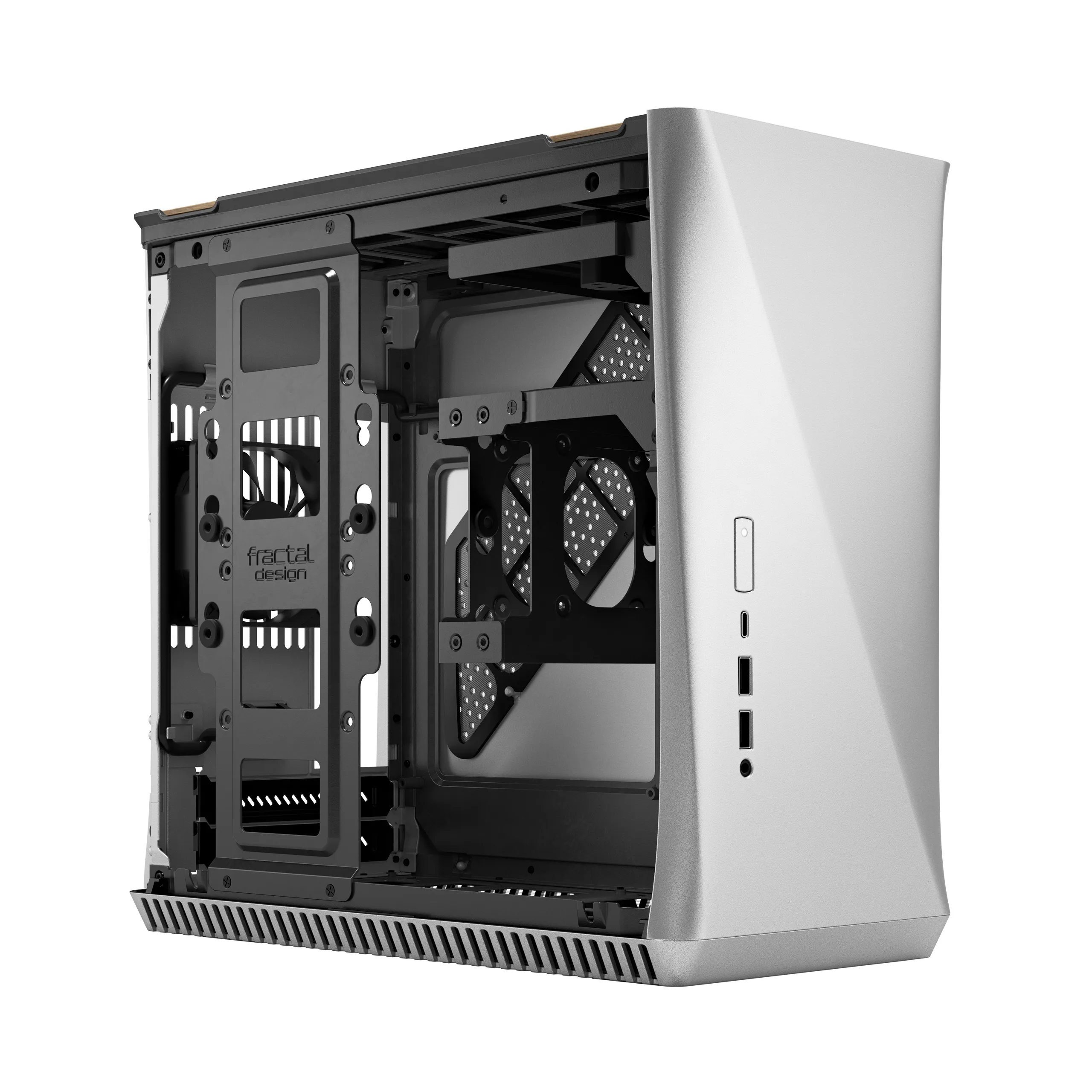Fractal Design Era ITX Silver White Oak