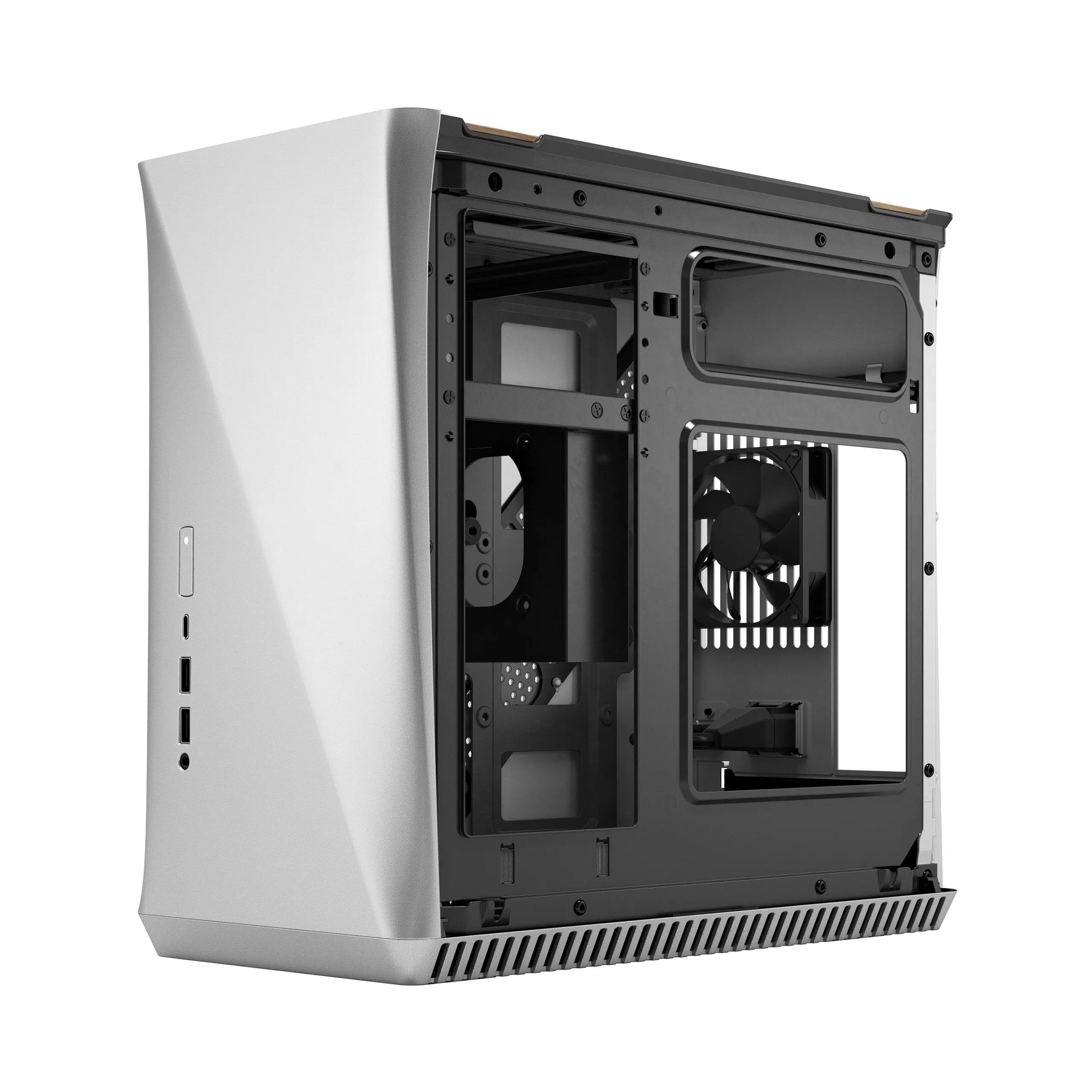 Fractal Design Era ITX Silver White Oak