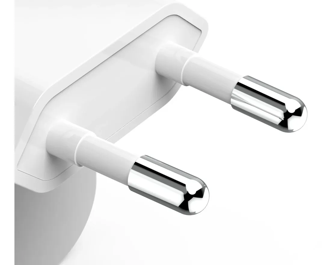 HAMA Fast Folding Mini Charger 2xUSB-C GaN PD 40W White