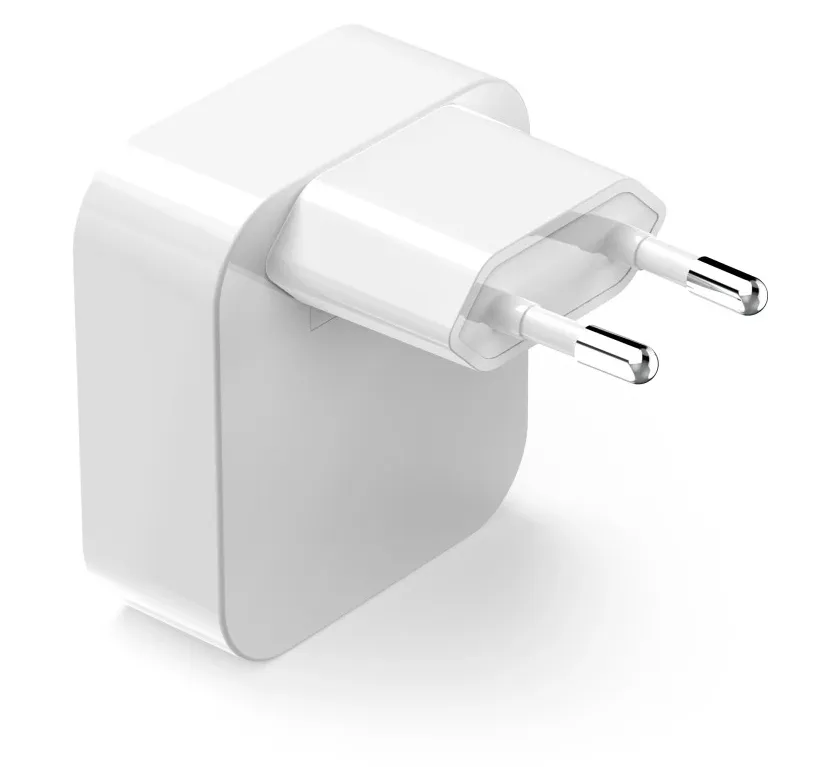 HAMA Fast Folding Mini Charger 2xUSB-C GaN PD 40W White