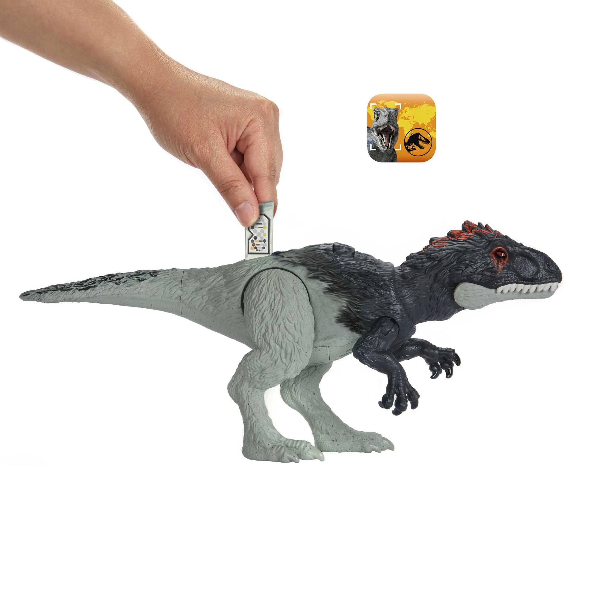 Mattel Jurassic World Wild Roar - Eocarcharia, play figure