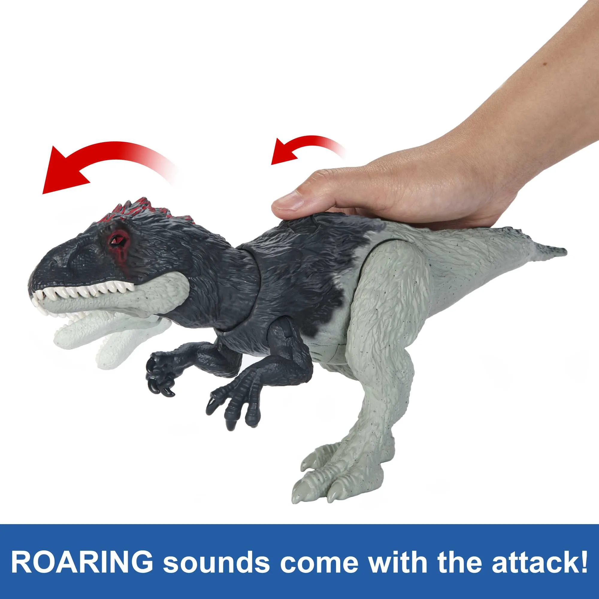 Mattel Jurassic World Wild Roar - Eocarcharia, play figure