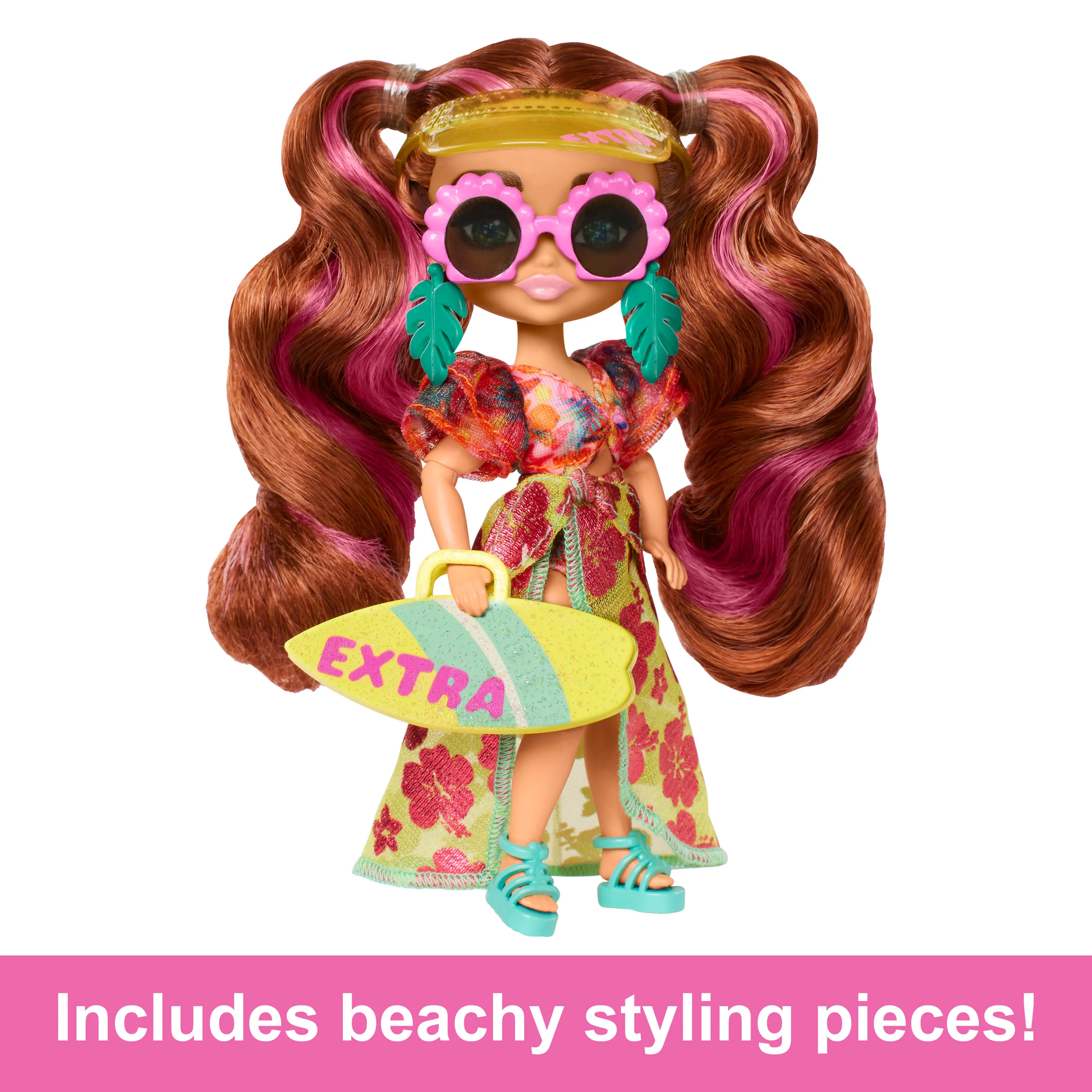Mattel Barbie Extra Fly Mini Doll - Beachwear