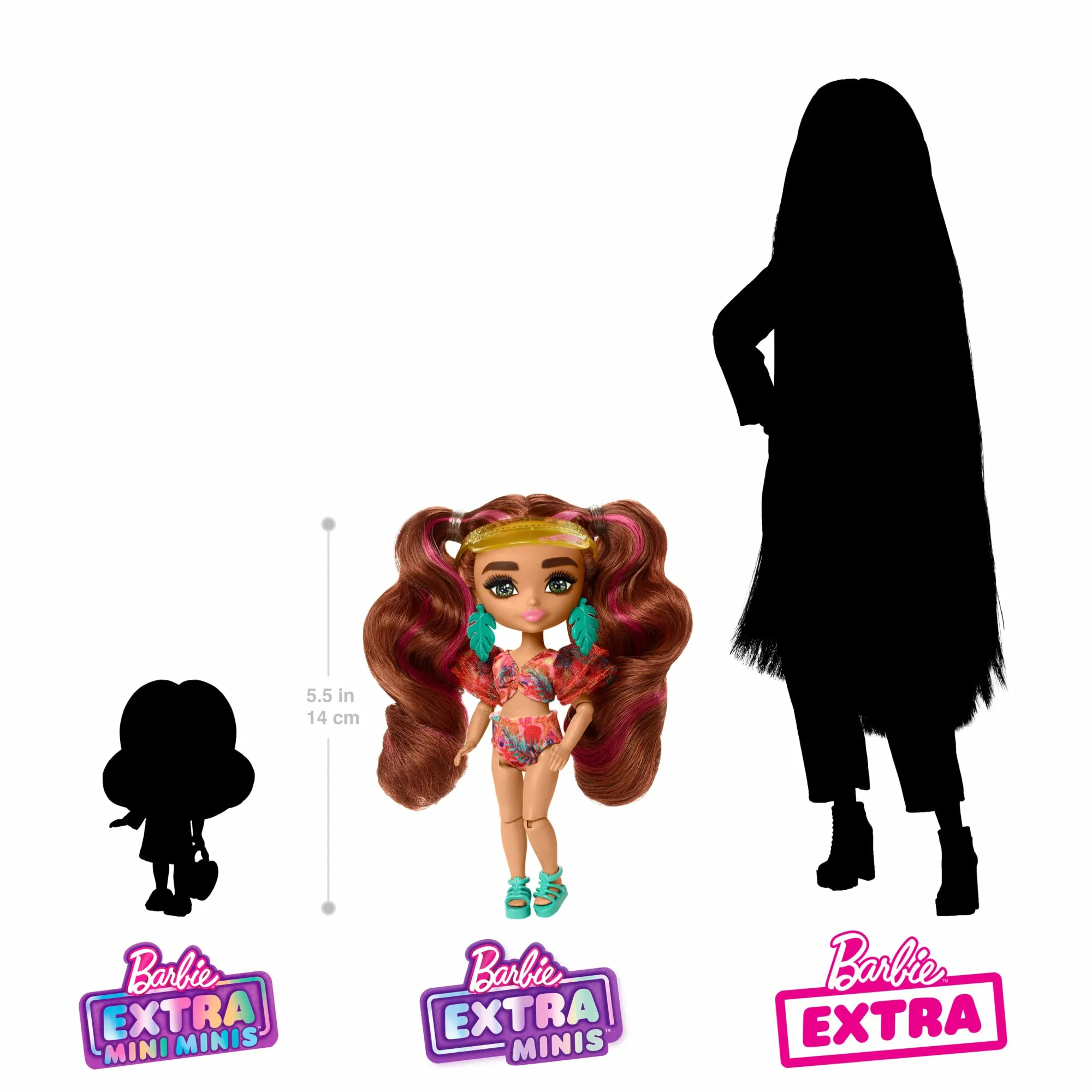 Mattel Barbie Extra Fly Mini Doll - Beachwear