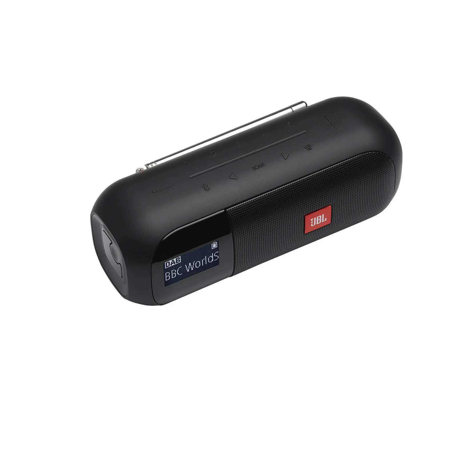 JBL Tuner 2 FM -kannettava FM/DAB radio (musta)