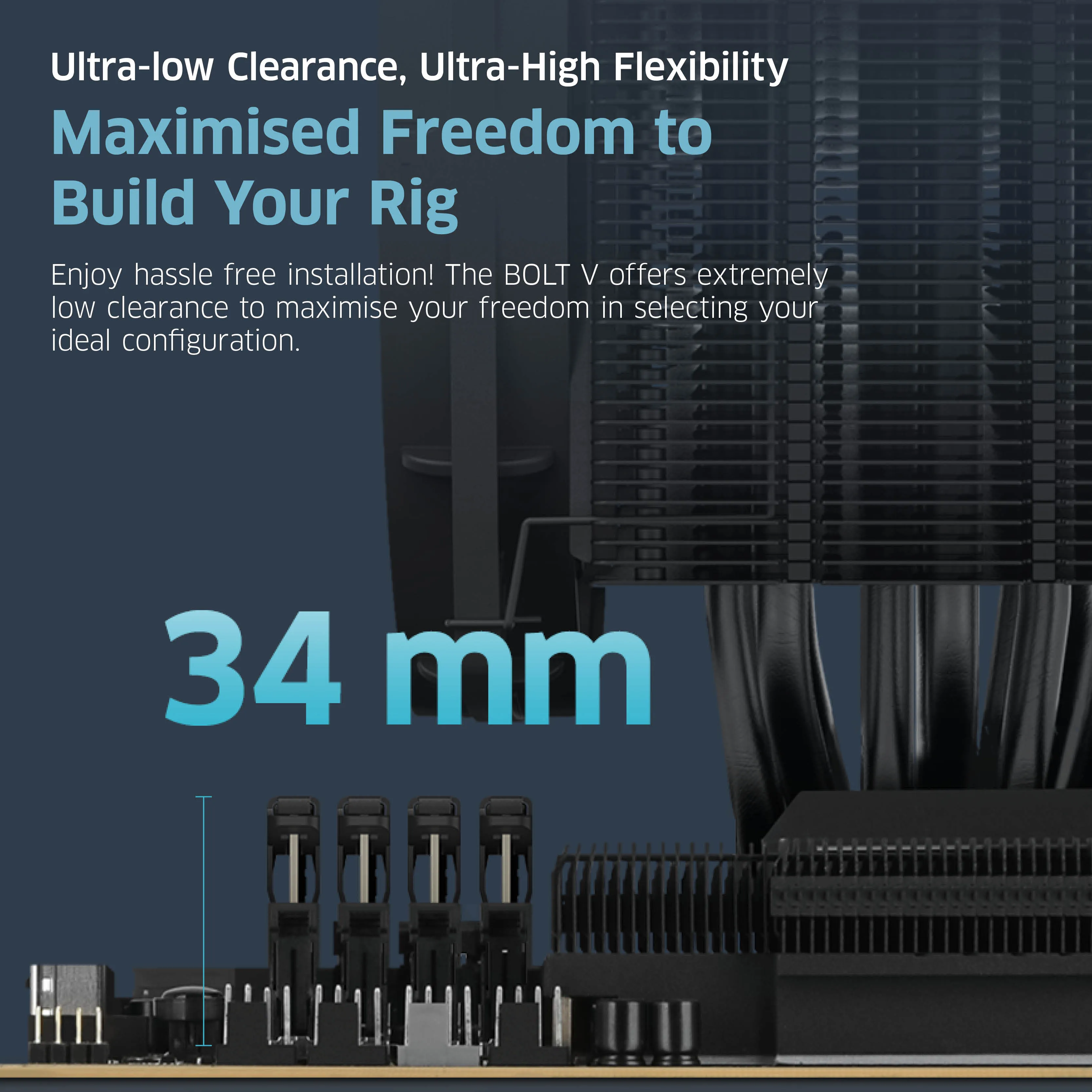 KLEVV BOLT V 32 Gt (2 x 16 Gt) DDR5 6000 MHz, CL28 -muisti (EXPO)
